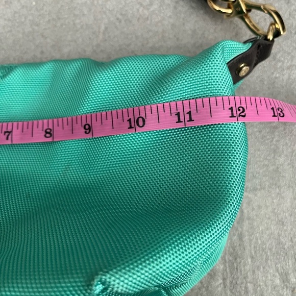 JPK Paris 75 Green Nylon Shoulder Bag - Picture 4 of 8